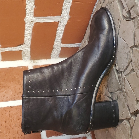 Rag and Bone Studded Chunky Heel Bootie 8 - Picture 3 of 9